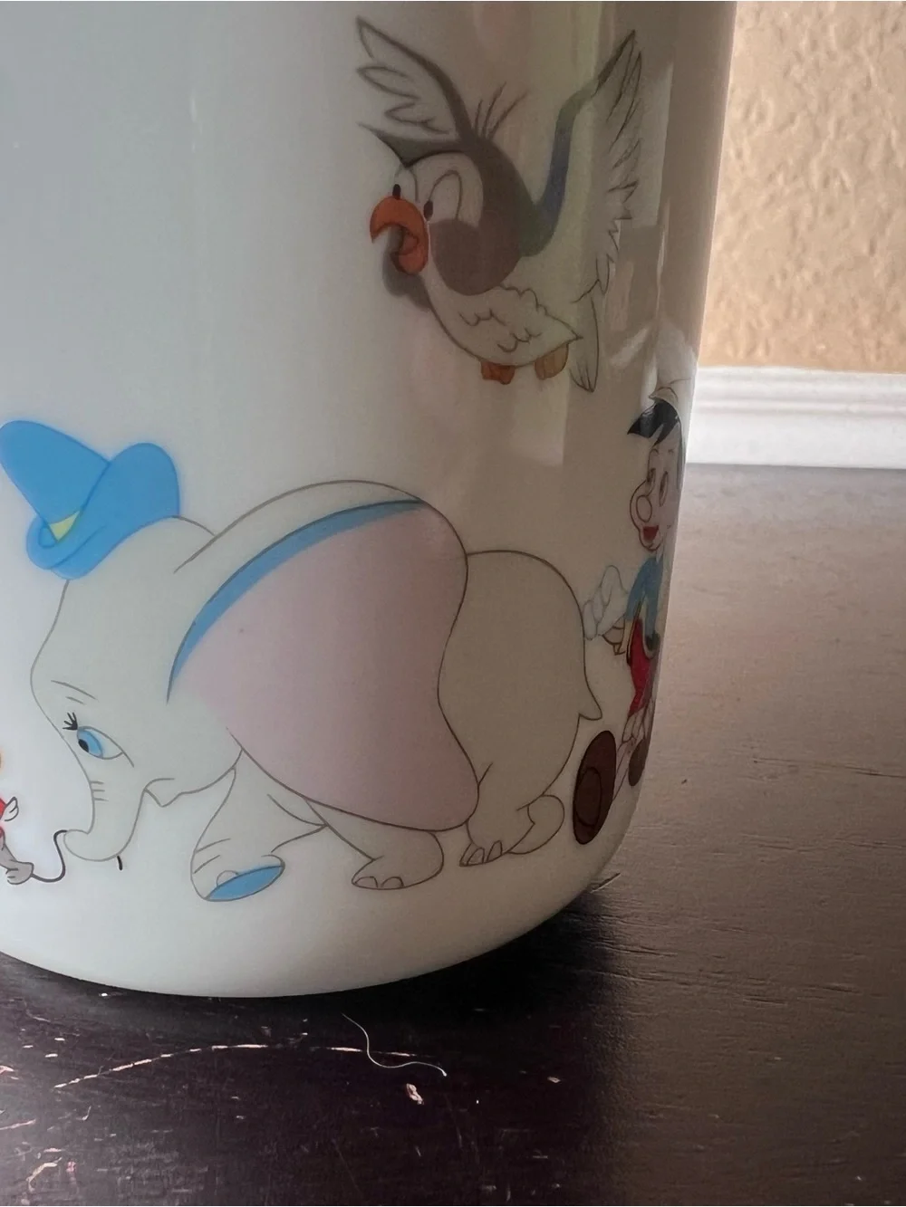 Vintage 1970s Disney Parade Character Coffee Mug Japan Disneyland
